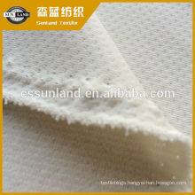 polyester brushed mesh fleece fabric